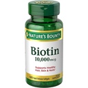 Nature's Bounty Biotin 10, 000 Mcg, Hızlı Yayın Softgels 120 Ea (Pack of 2)