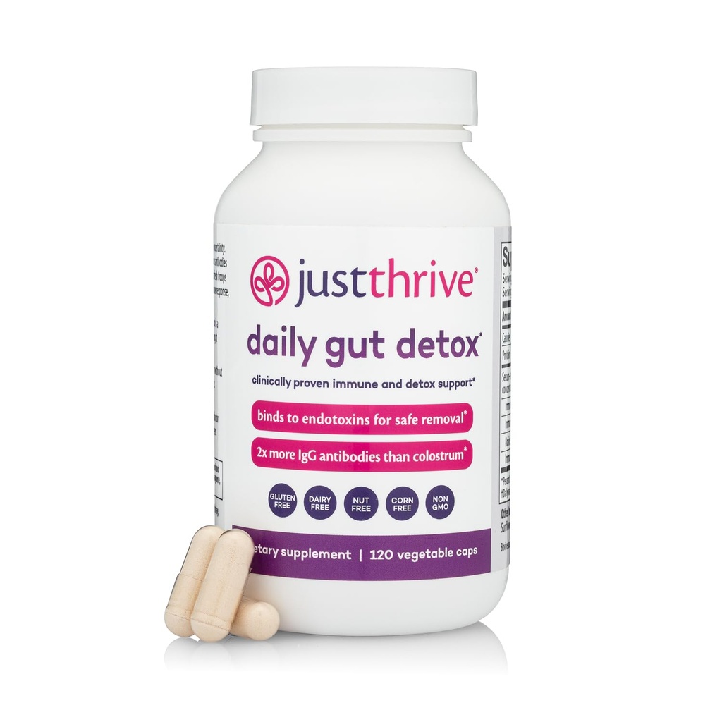 Sadece Thrive - Ultimate IgG - Tamam Immune Support Supplement - Detox Formula, 120 Sebze Capsules
