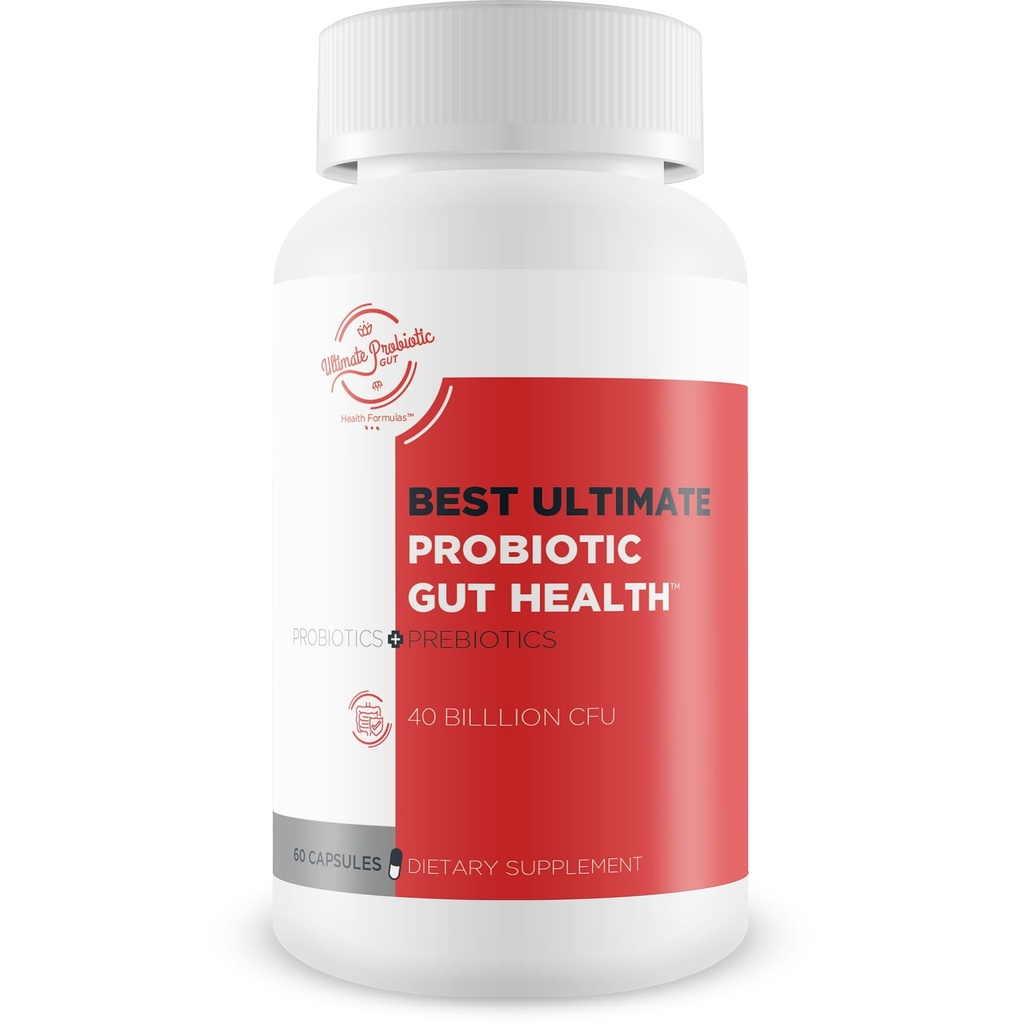 En İyi Ultimate Probiyotik Gut Health - En İyi Total Gut Restore Probiyotik - Ultimate 11 Strain Probiyotiks & Prebiyotik Formula Gut Health - Leaky Gut Supplement - Asit Reflux Probiyotiks