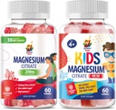 Çocuklar ve Yetişkinler için Magnezyum Gummies - 500 mg - Calm Magnezyum Chews - Magnezyum Citrate Chewable Supplement for Mood & Muscle Support