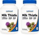 Nutricost Milk Butle 1.000 mg Equivalent, 240 Capsules (2 Pack) - 4:1 Ekstraksiyon - Vegan, Non-GMO ve Gluten Free