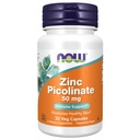 Şimdi Gıdalar Tamamlar, çinko Picolinate 50 mg, Destekler Enzyme Fonksiyonlar*, Immune Support*, 30 Veg Capsules