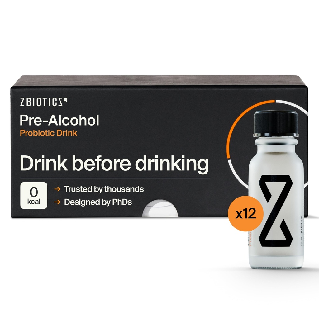 ZBiotics - İçmeden Daha İyi Hissediyor, Uyandı, Bilim - Tamamlandı, Easier Mornings için Patentli Probiyotik, Travel-Friendly, 12-Pack of 0,5 Fl Oz Şişes