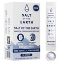 Salt of the Earth Premium Zero-Sugar Electrolyte - Made with Pink Himalayan Salt - Hydration Powder Packets | Premium Ingredients | Keto & Paleo Friendly | 12 Sticks, Unflavored