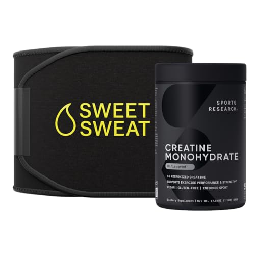 Spor Araştırması Kretan Monohidrat ve Tatlı Ter Waist Trimmer - Siyah ve Sarı (Medium)