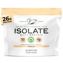 Kasbah Çölü-Fed Whey Protein Isolate, Tüm Doğal Hormonlar Ücretsiz Pasture Geçici, Erkekler ve Kadınlar için Protein Toz, Temiz, Gluten-Free, Delicious Isolate protein - Vanilla, 2lb