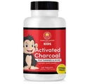 Charcoal House Chewable Aktif Charcoal Tabletler Çocuklar için | Natural, Vegan, Non-GMO & Gluten Free | Dişler için, Stomach, Gas & Nausea | USP Food Grade | 135 ct.