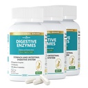 Erkekler ve Kadınlar için Probiyotikler & Prebiyotikler, 8 Key Enzymes, Protease, Amylase & Lipase | 270 Capsules - A 90-Day Supply for Bloating & Gas Relief - Non-GMO
