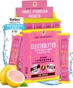 KEY NUTRIENTS Electrolytes Toz Paketleri - Fresh Pink Lemonade 18 Pack Hydration Packets - Travel Hydration Toz - No Sugar, No Calories, Gluten Free - Made in USA