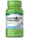 Nature's Truth Electrolyte Tabletler | No Sugar | 90 Count | Vegan, Non-GMO & Gluten Free Hydration Supplement | With Minerals