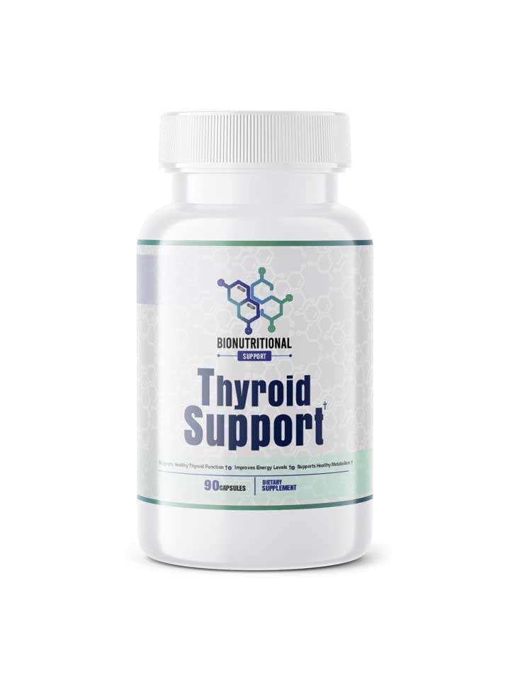 Tiroid Desteği - Ltyrosine, Iodine, Vitamin B12 Kompleksi, çinko, Selenium, Ashwagandha, Copper & More 30 Day Supply