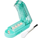 Johnbee Pill XS Küçük ve Küçük Pills için Splitter, Büyük Pills. Atıcı Pill Splitter, Güvenlik Muhafızı ile birden çok Pills'ı doğru bir şekilde kesecektir. Non-Slip Silikon Edge (Lake Blue)