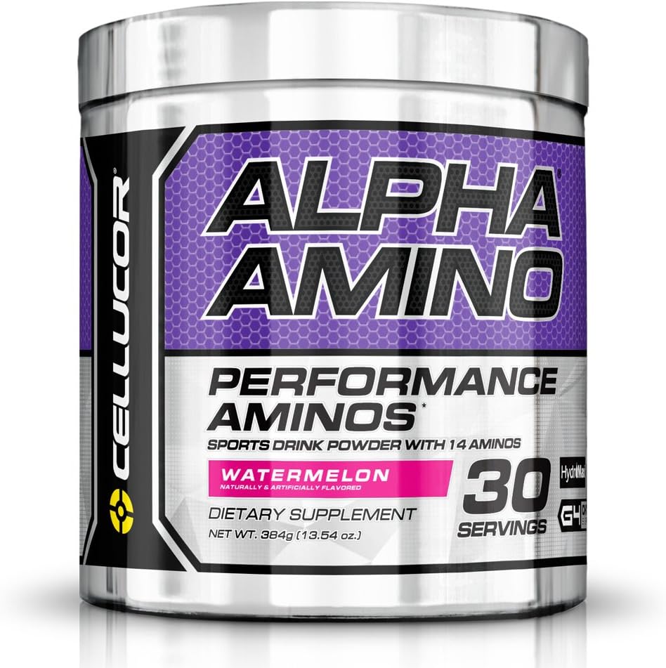 Hücre Alfa Amino EAA & BCAA Toz | Branşlı Zincir Esas Amino Asits + Elektrolytes | Watermelon | 30 Hizmet