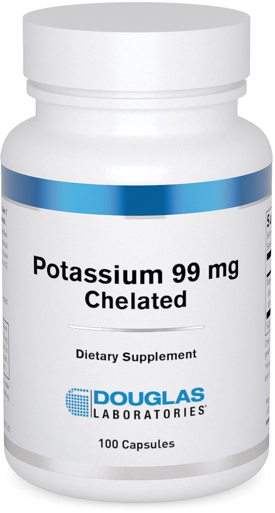 Douglas Laboratories Piyal 99 mg Chelated | Destekler Nerve Impuls, Skeletal Kas Fonksiyonlu ve Zaten Normal Kan Baskısı* | 100 Capsules