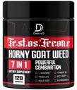 7 in-1 Ultra Test Desteği Tribulus Terrestris Horny Goat Weed L-Arginine Maca Root Tongkat Ali Beet Root - Energy Workout Muscle Strength Support 120 Capsules
