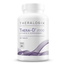 Theralogix Thera-D 2000 Vitamin D Supplement - 2.000 IU (50 mcg) Vitamin D3 Tablet - 180 Gün Supply - Immune Support Supplement for Women & Men - Aids Bone & Heart Health - NSF sertifikalı -180 Tabletler