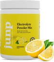 JUNP Electrolytes Toz No Sugar No Carbs – Lemonade Keto Electrolyte Drink Mix - Pyum & Salt Hydration Toz Elektrolytes - Zero Calorie Sugar Free Electrolyte Toz, Kosher, 90 Hizmetler