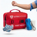 346 Piece First Aid Kit Survival - Profesyonel Su Travma Tıbbi Kit Acil Durum, Ev için İdeal, Ofis, Araba, Seyahat, Açık, Camping, Hiking - Portatif Acil Malzeme Bag