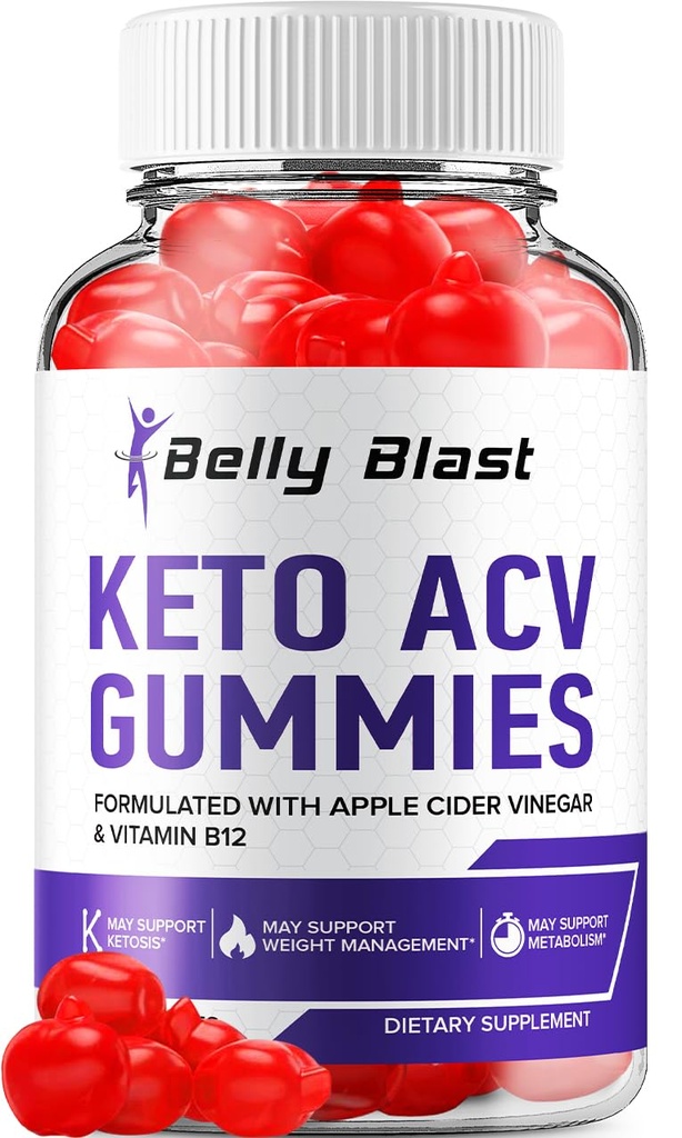 Belly Blast HuaV Gummies - Gelişmiş Formula Belly Blast Chem Plus ACV Gummies Apple Cider Vinegar, Kilo Yönetimi, BellyBlast ACV Diyetary Supplement Yorumlar Men Women (60 Gummies)