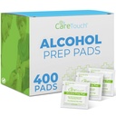 Alkol Wipes Bireysel olarak yuvarlandı - Prep Pads% 70 Isopropyl Alkol, Home, Medical & First Aid Kits Sterilized, Antiseptic 2Ply Swabs 400 Countbs