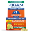 Zicam çinko Cold Remedy RapidMelts Quick-Dissolve Tabletleri Lemon-Lime Flavor ile Echinacea 25ct