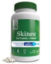 Sağlık Thru Beslenme Skineu - Skin Probiyotik + Prebiyotik | Destekler Skin Hydration & Elasticity | Klinik olarak Studied Malzemeler | 3rd Parti Test Edildi, Non-GMO & Gluten-Free | 30 VegeCapsules