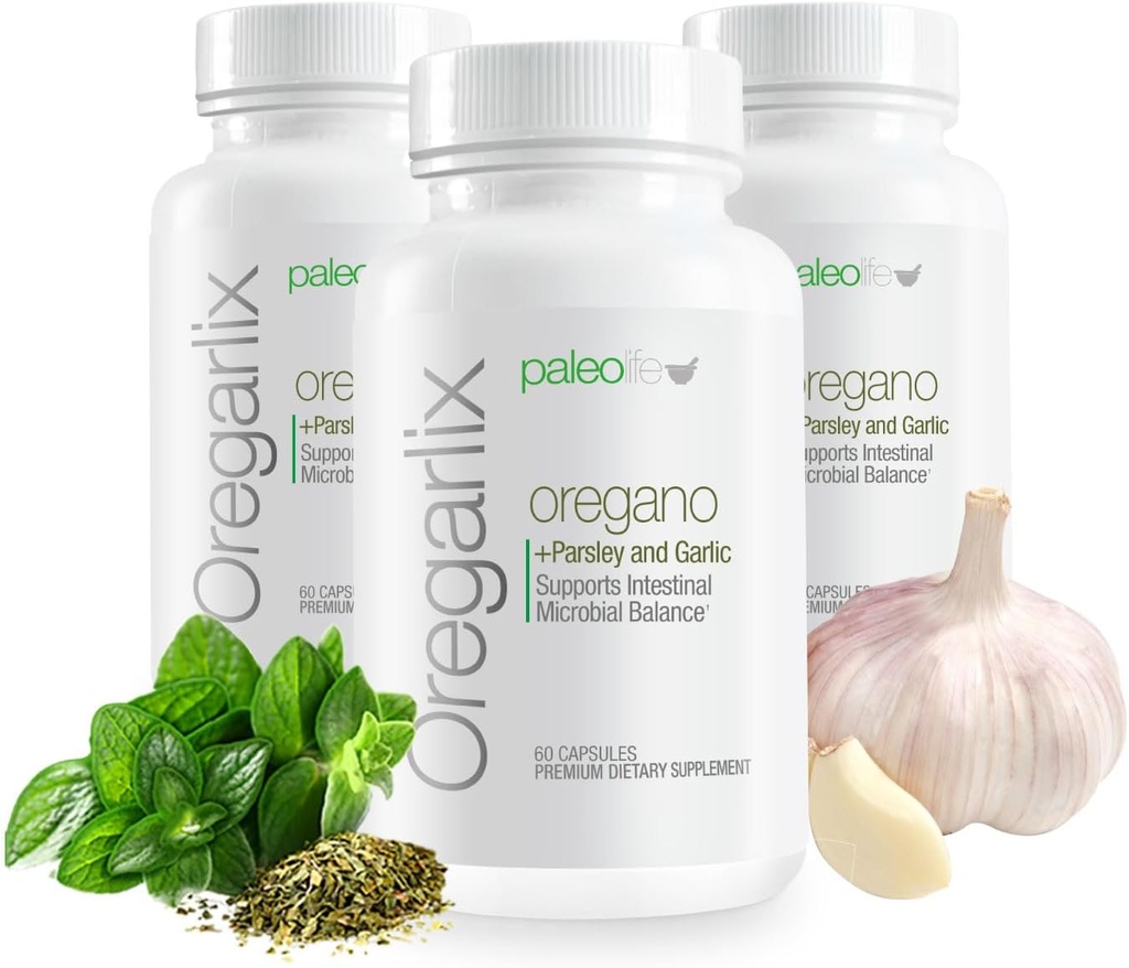 Premium Oregarlix. Gut Health Supplement. Premium Prebiyotiklerle Mikrobial Denge - İyi Bakteriler Sağlıklı ve Büyü - %100 Doğal (3-Pack)