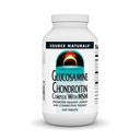 Kaynak Naturals Glucosamine Chondroitin Kompleksi MSM ile, Sağlıklı Anonimleri ve Bağlayıcı Tossues* - 240 Tablet
