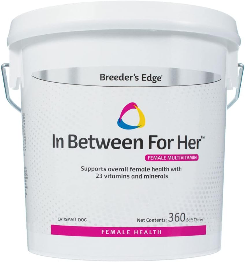Breeder's Edge Onun için, Breeding Köpekler ve Kediler için Günlük Multivitamin, Beslenme Gapleri doldurun ve Breeding Arasında Anneleri Destekliyor, 360 ct Cat & Small Dog