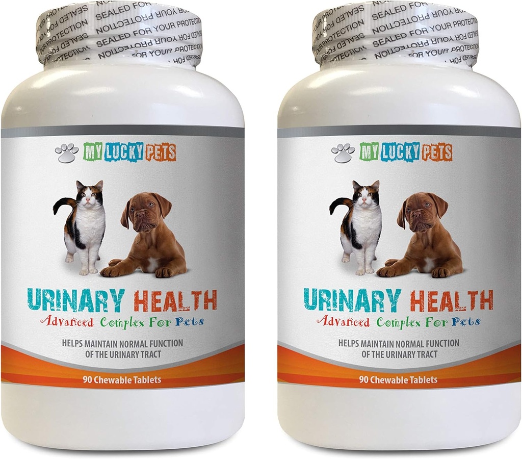 Kedi Urinary Care - Evcil hayvanlar Urinary Health Kompleksi - Köpekler ve Kediler için - Gelişmiş Bladder Desteği - Cats için Cranberry - 2 Şişe (180 Tedavi)