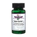 Vitanica Iron Ekstra, Iron Supplement Vitamin C 500 mg, Metilfolate 400 Telefon, B12 Vitamin 500, Kalsiyum, Sarı Dock, Dandelion Root & Nettle Leaf, Vegan, 60 Capsules