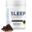 Revive MD Sleep Support Supplement for Yetişkinler, Dark Chocolate - Sleep Supplements with Magnezyum (Glycinate), Inositol, Glycine & L-Theanine - Promosyonasyon & Sleep Health (30 hizmet)