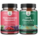 Total Menopause Supplement - Hot Flashes Relief - Dong Quai Vitex Chaste Berry ve Black Cohosh ve Pure DIM Bioperine - Diindolylmethane testosteron Kompleks with Broccoli Florets