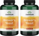 Swanson Brewer's Yeast - B Kompleks Vitamin Formula (500 mg, 500 Tablet) (2 Pack)