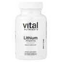 Vital Nutrients Lityum Orotate 20 mg | Vegan Lityum Memory, State of Mind, and Behavioral Health* | Gluten, Süt, Soy Free | 90 Capsules