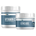 Earthborn Elements Vitamin C and Citric Acid Bundle, Various Sizes, Food Safe, Preservatives & Supplements