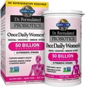 30 Capsules Once Daily Dr. Formulated Probiyotiks for Women 50 Milyar CFU 16 Probiyotik Strains with Organic Prebiyotiks for Digestive, Vaginal & Immune Health, Dairy Free. 1 Pack