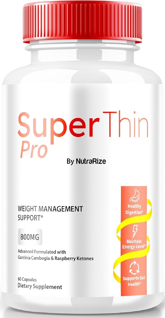 SuperThin Pro Pills, Süper İnce Pro Kilo Kaybı ve Dengeli Beslenme, Resmi Keto Formula, Vücut ve Genel Sağlığınızı Dönüştürmek için Doğal Tamam, SuperThinPro Review (60 Capsules)