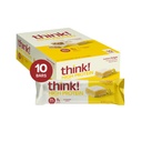 Düşün! Protein Barlar, Yüksek Protein Snacks, Gluten Free, Kosher Friendly, Lemon Delight, Beslenme Bars, 2.1 Oz per Bar, 10 Kont (Pazar Mayıs Vary)