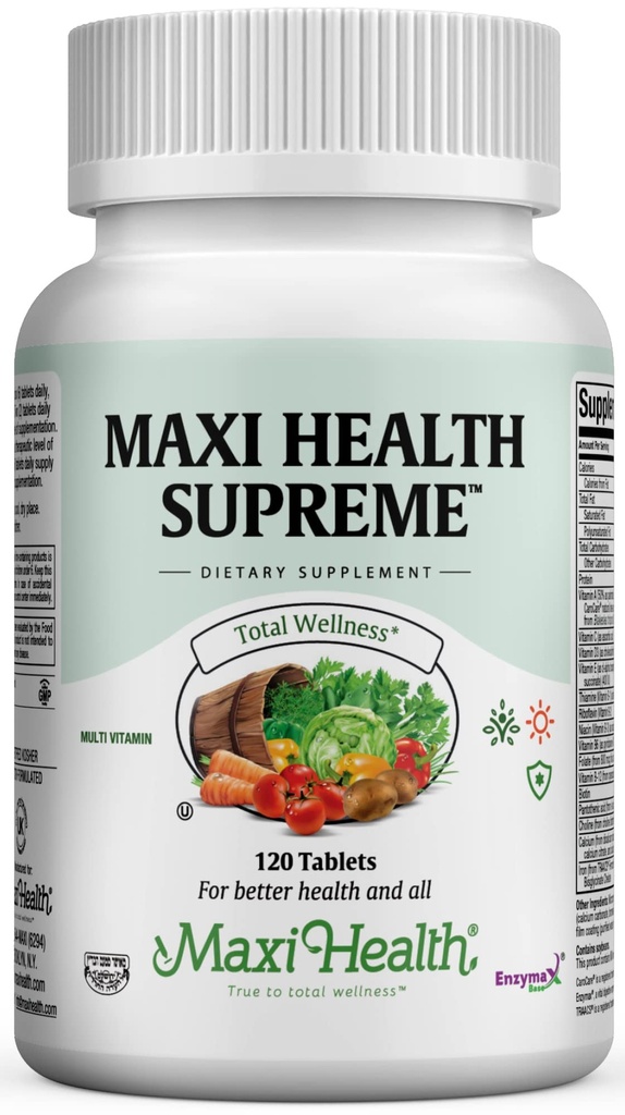 Erkekler ve Kadınlar için Multivitamin - Yüksek Potency Daily Multi with Minerals, CoQ10 & Antioksis - Enerji, Immune Support, Bone, Heart & Wellness - A, C, D, E, B12, B6 & Biotin 120 Tabletler