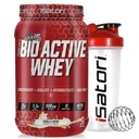 iSatori Bio-Active Whey Protein Tozu - Vanilla Swirl (30 hizmet) & iSatori Classic Blender Şişe (Red Top ile Açık Şişe)