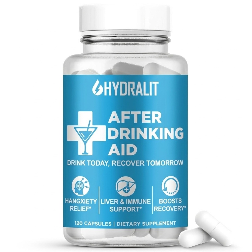 Aid Supplement Pre Game Party Pills Electrolytes Hydration DHM Milk Butle Weekend Recovery Vitamins Relief Formula Better Mornings Alkol Liver Health Support 120 Capsules Alkol Liver Health Support 120 Capsules