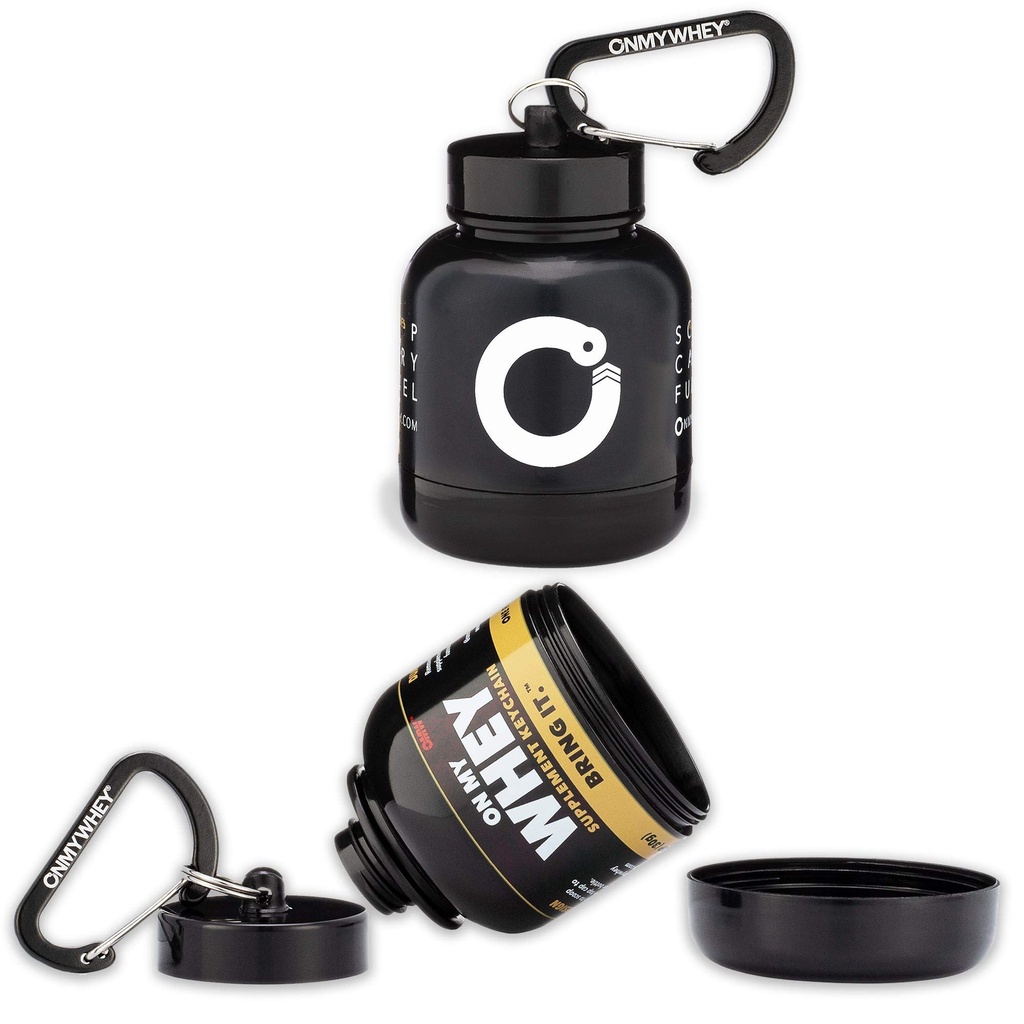 MyWhey - Protein Toz ve Supplement FunnelRock, Gym, Workouts, Fitness ve Seyahat için Portre - TSA Onaylandı, Combo 2Pack w / 1 Modern & 1 Classic