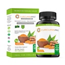 CurcuminPro Complete Vegan | Bioplastik Brown Rice Protein & Organik Turmeric Curcumin Supplement | Plant-Based Formula for Daily Wellness | 60 Kont