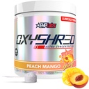 EHP Laboratuvarları OxyShred Pre Workout Toz - L Glutamine & Acetyl L Carnitine, Energy Boost Drink - Peach, 60 Servisler