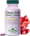 Semaine Urinary Tract Cleanse & Koruma – 30 ct, Kadınlar için Bladder Destek Supplement, Flushes Urinary Tract. Cybiscus ile Cranberry Proanthocyanidins'i bir araya getiriyor.