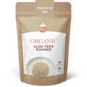 Organik Aloe Vera Toz Skin & Saç için - 8 oz. - Aloe Barbadensis - Doğal Güzellik için Nourishing Face Maske, USDA sertifikalı Organik & Non-GMOMO