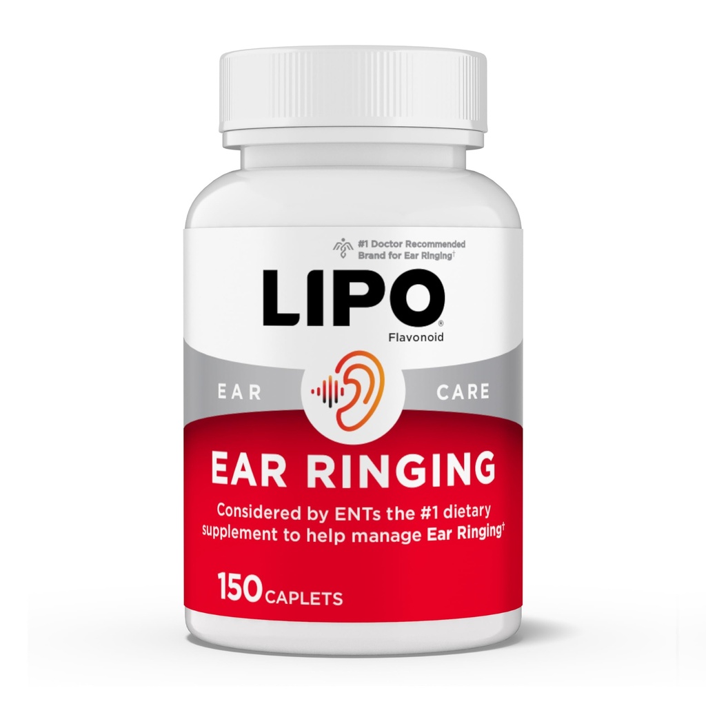 Lipo-Flavono Plus Tinnitus Relief - Doktor- Ringing Ears için Tavsiye - Klinik olarak Proven Limon Bioflavono Kompleksi C, B1, B2, B6, B12, &ol - 150 Caplets