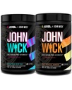 Jacked Factory X John Wick - Wick Mode Pre Workout Toz - Intense Energy, Battle-Ready Focus, Unstoppable Commitment ve Sheer Will - Baba Yaga Blue Raz & Son Tropikal Sunrise Sunrise