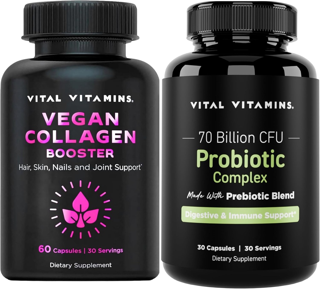 Vitals Vitamin Vegan Collagen Branson + Probiyotik Kompleksi